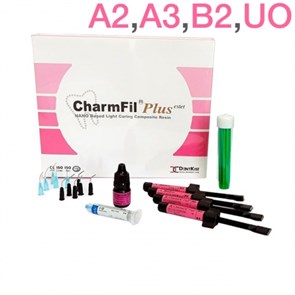 CharmFil Plus НАБОР 4 шпр. (A2, A3, B2, UO)- бонд CharmBond 5 мл, гель для протравки, DENTKIST 1231913743