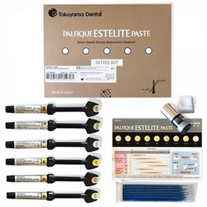 Palfique Estelite Paste Syringe Intro kit-6 шпр.х 3,8 г, адгезив Tokuyama Bond Force II 1 мл., палета для адгезива, микроаппликаторы 1231912470