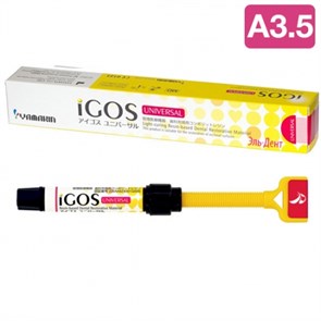 iGOS Universal Цвет A3.5 (1шпр.- 4г.) цирконосодержащий, светоотверждаемый композит, YAMAKIN 1231915159