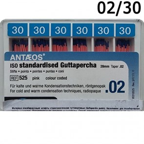 Guttapercha 02 №30 (L:28) 120 шт., VDW 0001912769