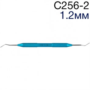 Гладилка С256-2 (шир.1,2мм) дистально-медиальная каплевидная с изгибом 40', ЭМИ 1231913363