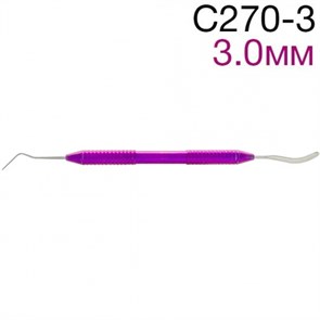 Гладилка С270-3 (шир.3,0мм) серповидно– дистальная, изогнутая под  углом 50', ЭМИ 1231913368