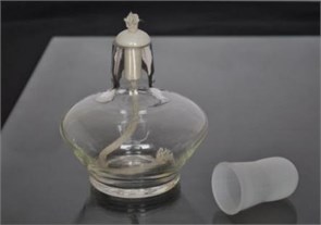 Спиртовка СТЕКЛЯННАЯ с фитилём СЛ-1, фарфоровая вставка, пластиковая пробка, 150мл 0001913083