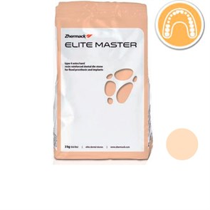 Elite Master 3 кг - сверхпрочный гипс IV класса , укрепленный пластмассой (пустынный песок), С410402, Zhermack 0001912654