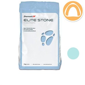 Elite Stone Aqua Green - супергипс 4 класса  3 кг Зеленый С 410043, Zhermack 00000909850