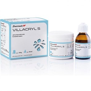 Villacryl S (100гр+50мл) пластмасса для ремонта протезов, цвет V4, EVERALL7 00000910428