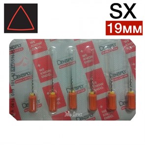 ProTaper  ручной SX (19мм) (6шт.) оран. 00000002491