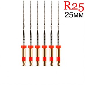 Reciproc (реципрок) файлы R25 L25 (6шт) / V040212025025, VDW 0001912180