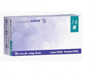 Перчатки Sempercare 303 Нитриловые 200шт. L (8/9) синие, 200 шт 1231913574