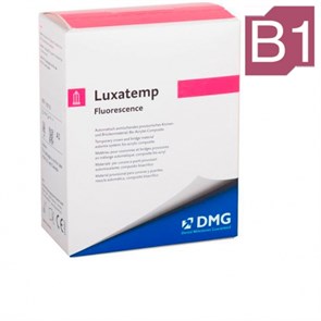 Luxatemp Fluorescence B1 (1 картридж 50мл (76г)+15 насадок) самополимеризующийся композит 110588, DMG 00000910225