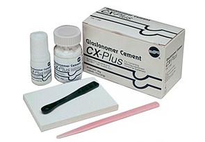 CX-PLUS Glasionomer Cement (35г+17мл)-стеклоиономерный цемент для фиксации, SHOFU 0001913968