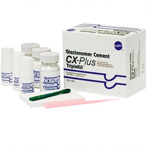 CX-PLUS TripleKit (3 пор.х35г, жидкость 3х17мл)-стеклоиономерный цемент для фиксации, SHOFU 1231913558