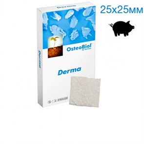 Osteobiol Derma Fine (свиной) 25х25мм (0,8-1,0мм)-дермальный матрикс с коллагеном для пластики мягких тканей ED25FS 1231913510