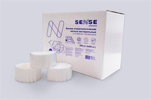 Валики ватные SENSE Professional 2000 шт, размер 10*38 мм st580692