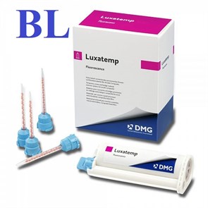 LUXATEMP Fluorescence, картридж 76 г, оттенок BL, материал для изготовления временных коронок. 110589