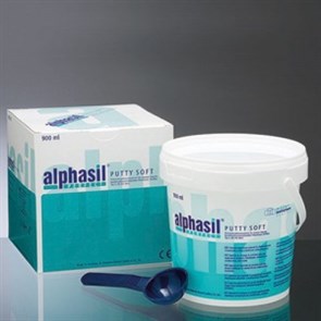 Слепочная масса С-силиконовая Alphasil putty soft - базовый слой (900 мл=1,6 кг) 470025