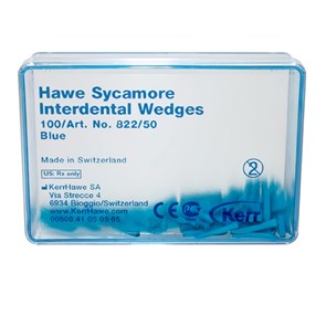 Клинья Sycamore Interdental Wedges, синие, 100 шт 822/50