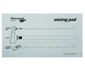 Блокнот для замешивания силиконов со шкалой Mixing Pad (20 листов). C207201