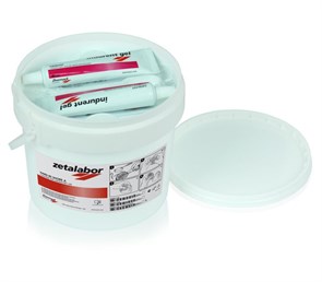 Zetalabor + Indurent gel  - С-силикон 5 кг+2 х60 гр (масса + катализатор) для использования в зуботехнической лаборатории. C400798