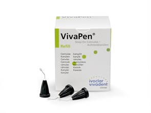 Канюли VivaPen Snap-On Cannulas Refill для адгезивов в форме ручки, 100 штук. 745762