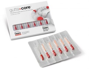 Dentsply GuttaCore - обтуратор из поперечно-сшитой гуттаперчи N045В, 6 штук. A1703B0044500