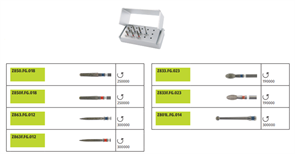 Набор циркониевых инструментов JOTA KIT ZIR PREP, 7 инструментов 1460(JOTAKitZirPrep)