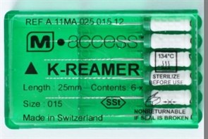 K-Reamer N08 L21 6 шт. M-ACCESS - ручной каналорасширитель. A11MA02100812