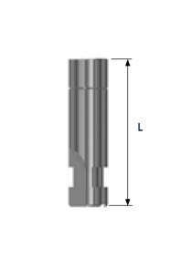 Аналог имплантата, длина 15 мм, Regular, D-TYPE IHFLAR150