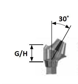 Абатмент мультиюнит, цилиндр 3.5, угол 30, мостовидный, с шестигранником, Regular AIHMARH3530O