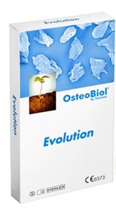 Мембрана Evolution резорбируемая 25 x 35 х 0,4 мм овальная тонкая, (OsteoBiol) EVOLLE