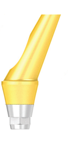 Абатмент угловой для цементной фиксации диаметр 5.5 мм, десна 5.0 мм. Угол 25% шестигранник тип Б. SSAA555025BH