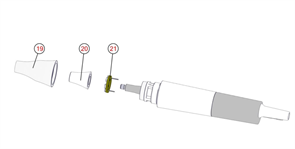 Световод на наконечник пьезо SOLO LED. E12812