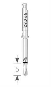 Сверло NAVI диаметр 2,0 мм, длина 5 мм . ISD2005M