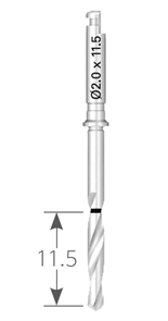 Сверло NAVI диаметр 2,0 мм, длина 11 мм . ISD2011M