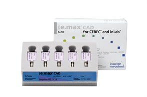 Блоки Ivoclar Vivadent IPS emax CAD CEREC/inLab Imp O1 C14 5 шт 637793