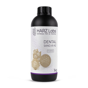 Фотополимер HARZ Labs Dental Sand A1-A2 для SLA/Form2 принтеров, 1 литр DentalSandA1-A2SLA