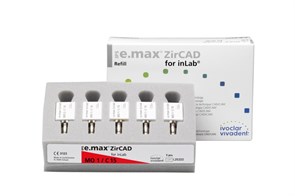 Блоки Ivoclar Vivadent IPS emax ZirCAD for InLab MO 1 C15 L из оксида циркония, 5 шт 608458