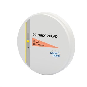 Диск диоксида циркония Ivoclar Vivadent  IPS emax ZirCAD LT A3 98,5-25 мм 689546