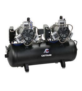 Компрессор Cattani для CAD/CAM, 330 л/мин при 8 атмосфер, ресивер 150 л 013513/013512