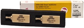 Блоки VITA CAD-Temp multiColor for CEREC/inLab, 1M2T, CTM-40, 2 шт EC41M2TM402