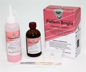 Pattern Bright пластмасса  самотвердеющая беззольная моделировочная, порошок 100 г+ жидкость 100 мл. STYPTB