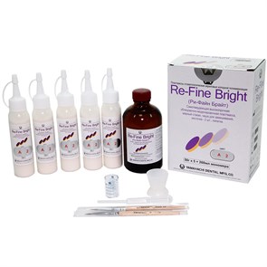 Пластмасса Re-Fine Bright A2 (цвет) самотвердеющая высокопрочная облицовочно-моделировочная 5*50 гр+260 мл STYRFB-A2-S/5*50