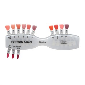 IPS e.max Ceram Gingiva Shade Guide - расцветка десневых масс 602464