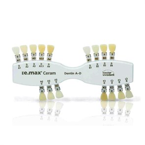 IPS e.max Ceram Shade Guide Dentin A-D - расцветка 597276