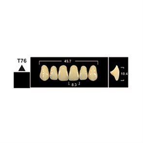 Зубы Yeti A1 T76 фронтальный верх (Tribos) 6 шт. 23301