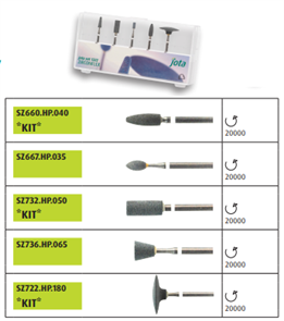 Набор для оксида циркония JOTA Kit Zirconflex 1322 Kit (5 инструментов). 1322(SETZIRCONFLEX)