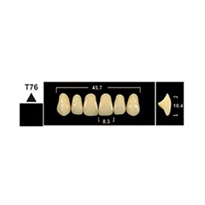 Зубы Yeti A3 T76 фронтальный верх (Tribos) 6 шт. 23303