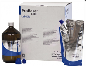 Пластмасса ProBase Cold Lab Kit clear холодной полимеризации (лабораторный набор) 500 г, 1000 мл. 531501AN