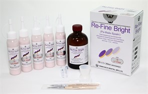 Re-Fine Bright 4-LF PINK (цвет) самотверд.высокопр.облицовочно-модел.пластмасса 250 гр+260 мл STYRFB-4S/5*50