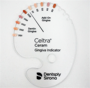 Celtra Ceram Шкала цветов Shade Indicator - Gingiva Indicator, арт: 601005 601005